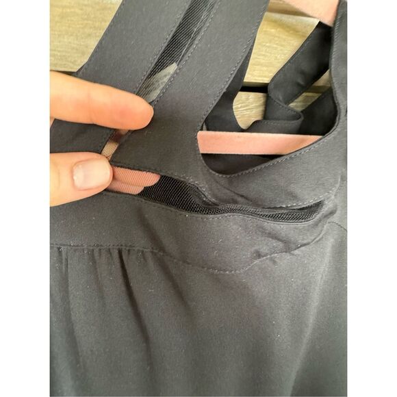 Ramy Brook Lex Cold Shoulder Sleeve Silk Blouse, Black Size Medium - Picture 8 of 12